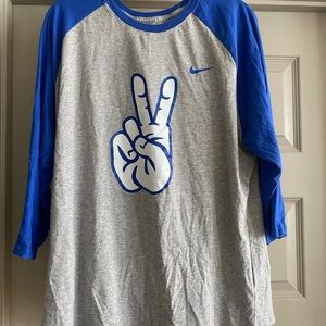 SMU Nike Pony Up Baseball Tee